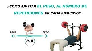 Clase ¿Qué es el RIR? Repeticiones en Reserva ¿qué son y cómo usarlas?️‍️