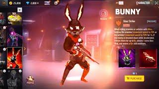 NEW  BUNNY CHARACTER  CLAIM NEW EVO GUN  FREE DIAMONDS BUY 800.000 DIAMONDS  FREE FIRE 