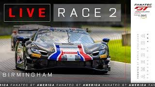 LIVE  Race 2  Barber Motorsports Park Fanatec GT World Challenge America powered by AWS 2024