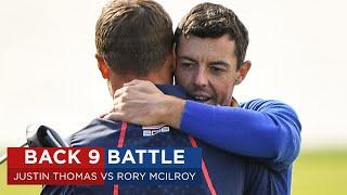 Rory McIlroy and Justin Thomas BATTLE Down the Final Stretch  2018 Ryder Cup