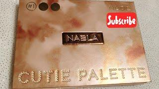 Nabla Cutie Palette Nude Swatches