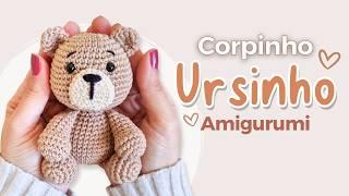 Ursinho Teddy Amigurumi - Passo a Passo do Corpinho