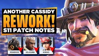 NEW Cassidy Rework - HUGE Nerfs to Roadhog Sojourn & Kiriko