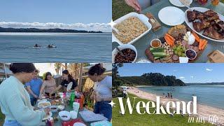 Day in my life in New Zealand  Beach and Bbq