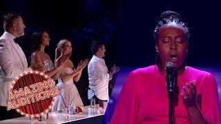 Judges RISE UP To The Voice Of An ANGEL Sarah Ikumu  Amazing Auditions