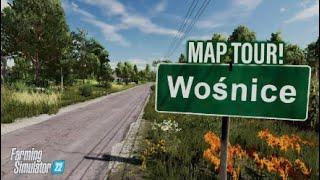 “WOSNICE” FS22 MAP TOUR NEW MOD MAP  Farming Simulator 22 Review PS5.