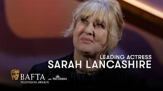 Sarah Lancashire wins the Leading Actress BAFTA for Happy Valley  BAFTA TV Awards