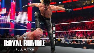 FULL MATCH - Brock Lesnar vs. John Cena vs. Seth Rollins Royal Rumble 2015