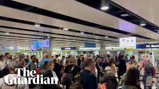 Nothing ever works UK passengers delayed at airport passport control after e-gates fail