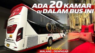 INI BUS ATAU HOTEL BERJALAN MEWAH BANGET‼️Trip Malang - Denpasar with MTrans The Queen Sleeper