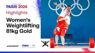 INCREDIBLE SCENES ️ Womens +81kg Gold  #Paris2024 Highlights