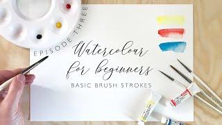 Basic Watercolour Brush Strokes