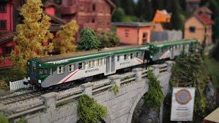 Il meraviglioso plastico ferroviario della linea Brescia-Iseo-Edolo dellassociazione Cne 515 Orione