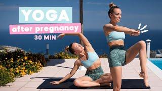 30 MIN Intensives Yoga Workout  nach der Schwangerschaft  Lose Baby Weight & Get Back on Track 