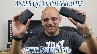 Anker Powercore and Powerline Review QC 3.0 on the Go