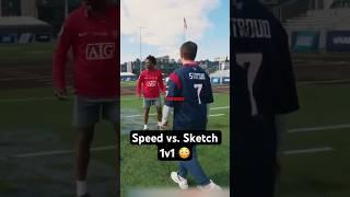 iShowSpeed Challenged Sketch to a 1v1  #shorts