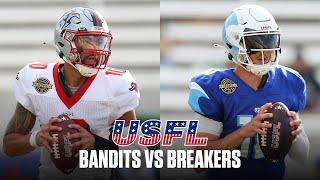 USFL Extended Highlights - New Orleans Breakers vs. Tampa Bay Bandits - Week 9