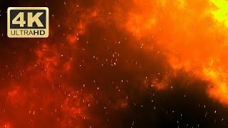 Fire Stock Footage - Inferno Background Video Animation - Motion Background Loop 4K