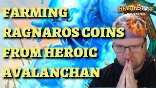 Farming Ragnaros Coins from HEROIC Avalanchan bounty guide Hearthstone Mercenaries Winterspring