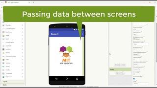 App Inventor Passing data between screens