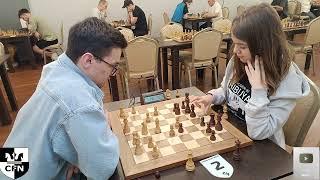 Solomon 1553 vs Pinkamena 1765. Chess Fight Night. CFN. Blitz