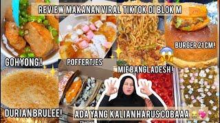 TASYI REVIEW MAKANAN VIRAL TIKTOK DI BLOK M EP 8  ADA YANG HARUS KALIAN COBA 