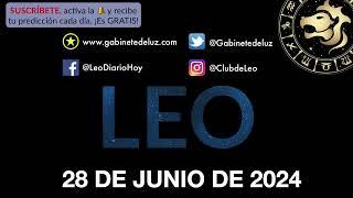 Horóscopo Diario - Leo - 28 de Junio de 2024.