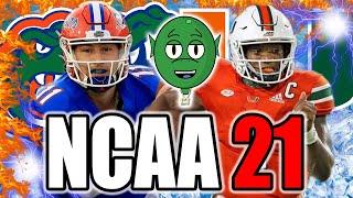 Madden 21 Mod College Football Florida Gators vs Miami Hurricanes NCAA Gameplay Arcade CT Turtle PC
