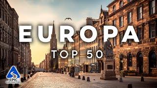 Top 50 Luoghi e Posti Più Belli da Visitare in Europa  4K