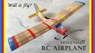 Homemade RC Plane  Modified  Trial 2  Will it fly?  Remote Control Small Air plane