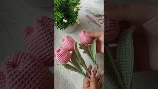 ️Aprende como Tejer estas hermosas flores Tulipanes a crochet ⁉️ aquí en mi canal Fani_Crochet ️