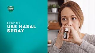 How to Use a Nasal Spray   Vicks Sinex