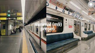 Minimal M9 filter  Instagram feed theme  vsco filters tutorial