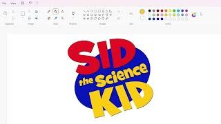 How to draw the Sid the Science Kid logo using MS paint  How to draw on your computer