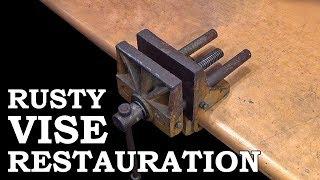 Restoring a Portable Woodworking Vise - Old and Rusty