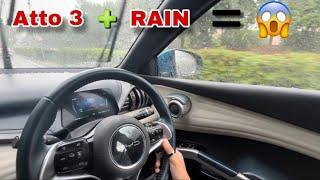 Can You Drive an Electric Vehicle in Rain..? BYD Atto 3 in Rain  Nishant Kataria