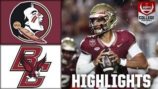 Boston College Eagles vs. Florida State Seminoles  Full Game Highlights  ESPN College Football