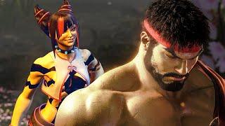 Street Fighter 6 - Juri Finds Out Ryu is Scared of Spiders and Trolls Him