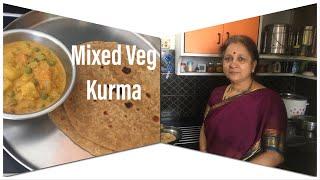 Chappati & Veg Kurma  No Onion No garlic Home Style Recipe