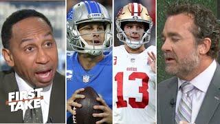 FIRST TAKE  Detroit is biggest threat to 49ers in NFC - Jeff impressed with Lions beat Rams in Wk 1