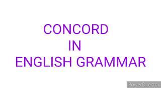 Concord in English Grammar. English Lessons. Lexis and Structure. Subject Verb Agreement. Education