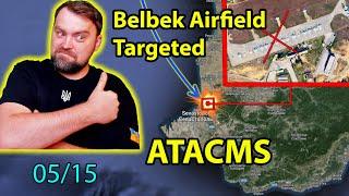 Update from Ukraine  Belbek airfield in Sevastopol Crimea was targeted by ATACMS
