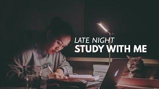 LATE NIGHT STUDY WITH ME  2 hour pomodoro revision session NO MUSIC