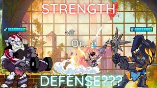 STRENGTH or DEFENSE?? Brawlhalla 1v1s