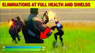 Eliminations at Full Health and Shields EASIEST WAY - Fortnite Week 4 Epic Quests Guide