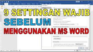 9 Settingan Wajib Bagi Pengguna Ms Word 2013 dan 2016