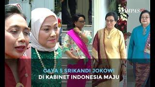 Gaya 5 Srikandi Jokowi di Kabinet Indonesia Maju Jokowi-Maruf Amin