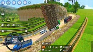 isuzu truck with Heavy loaded woods Bus Simulator Indonesia #bussimulatorindonesia