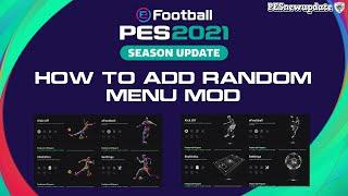 How to Add Menu Mod to Random Menu Server PES 2021