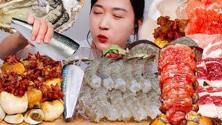 Sashimi & Raw Seafood ASMR Compilation REAL SOUND MUKBANG EATING SHOW  NAJIN